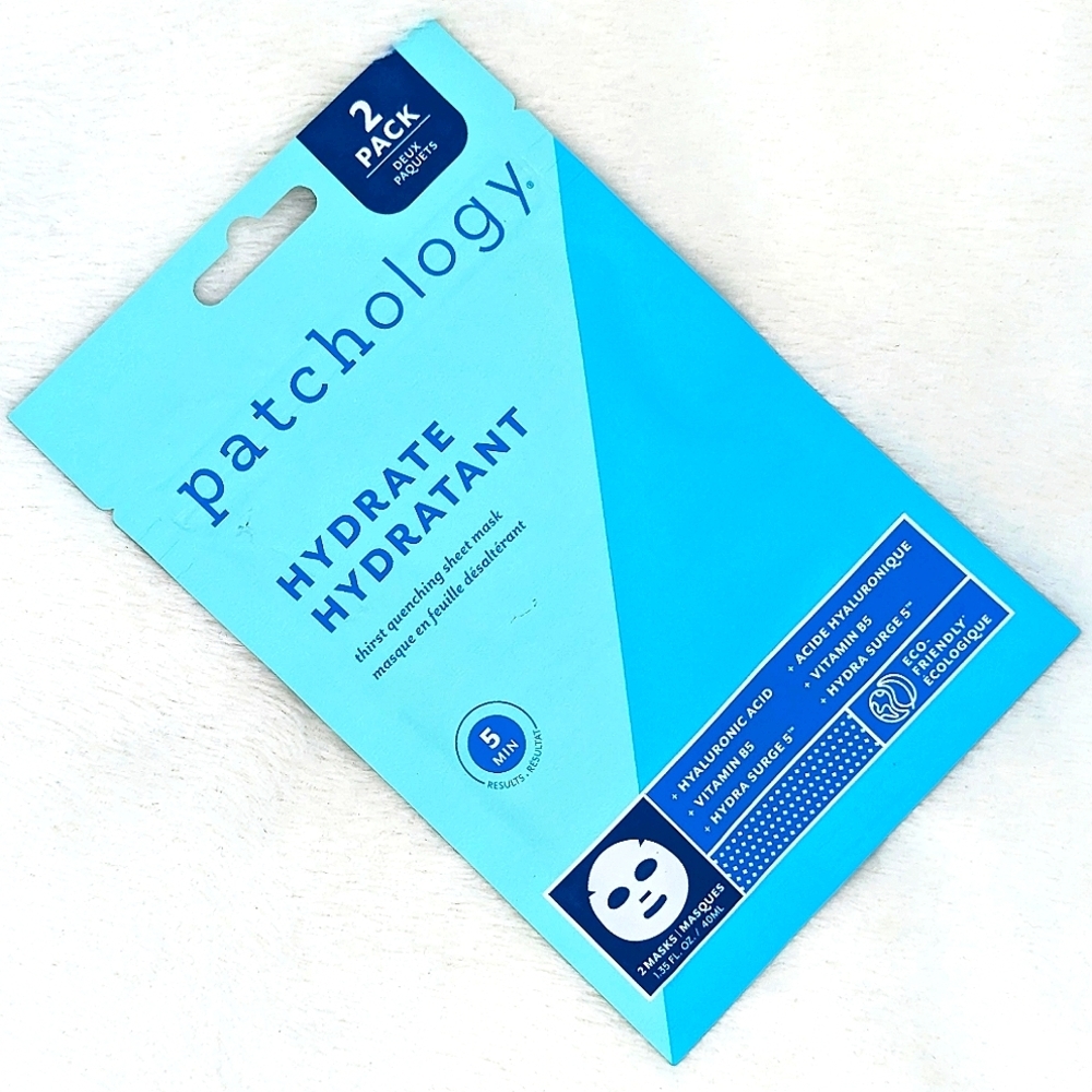 🔴 PATCHOLOGY Hydrate Thirst Quenching Sheet Mask - 2 Pack